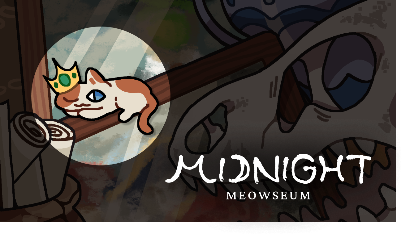 Midnight Meowseum branding image